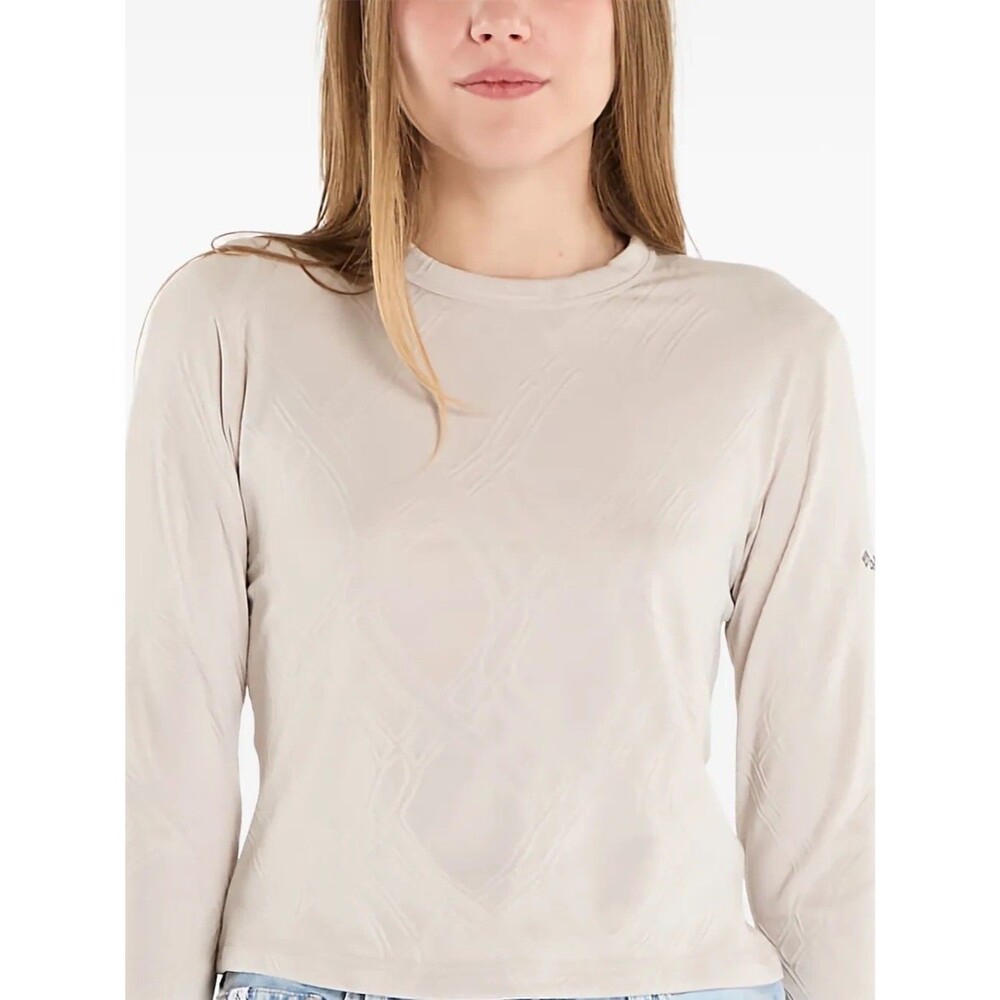 Columbia Women’s Granite Point Size XL Extra LG Long Sleeve Crew Shirt Tan NWT